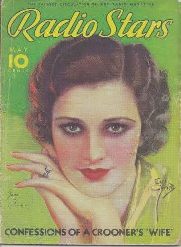 Radio Stars • March 1934 • Jane Froman • Cover Art By Earl Christy Ebay