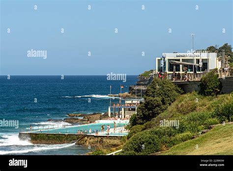 Bondi Icebergs Club With The Swimming Pool Overlooking The Beach Stock