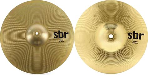 Sabian Inch Sbr Crash Cymbal Bundle With Sabian Inch Reverb