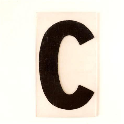 Vintage Letter C Sign Thirdshift Vintage Blog