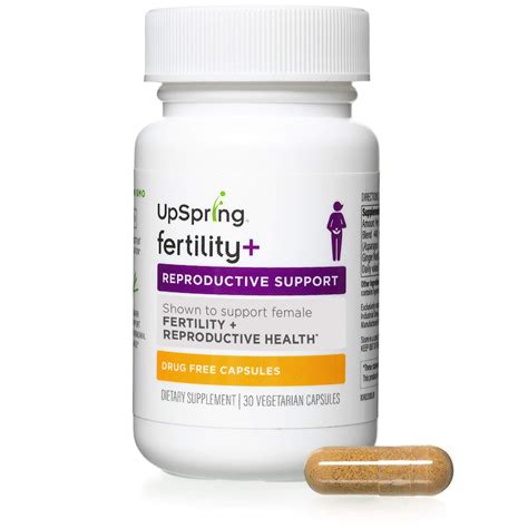 Upspring Fertility Capsules With Black Cohosh Maca Root And Shatavari