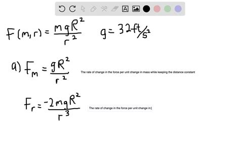 SOLVED:The gravitational attraction F on a body a distance r from the ...