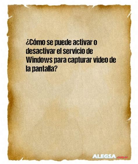 C Mo Se Puede Activar O Desactivar El Servicio De Windows Para