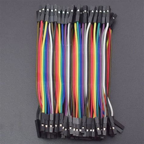 10cm Female To Female Dupont Jumper Wires Cable Auto Botix LLP Agra