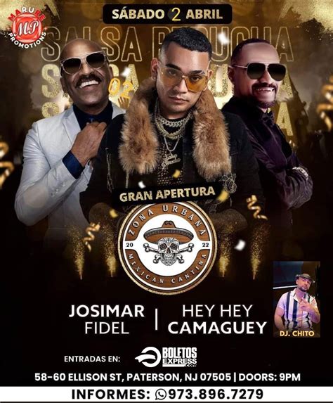 JOSIMAR FIDEL HEY HEY CAMAGUEY Tickets BoletosExpress