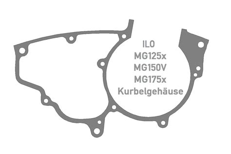 Dichtung Ilo Mg X Mg V Mg X Kurbelgeh Use Mg Ef Flachkolben