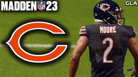 WR D J Moore Chicago Bears NFL Free Agency 2023 Madden 23 PS5