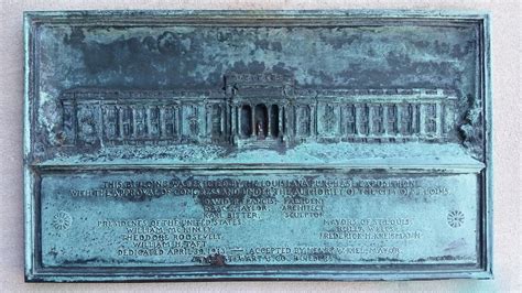 Read The Plaque Jefferson Memorial Building Dedication