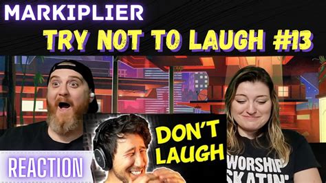 Markiplier Try Not To Laugh Challenge 13 Hatguy And Nikki React Youtube