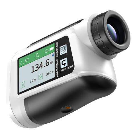 KM C1200H Golf Rangefinder With Color Touch LCD High Precision 1200m