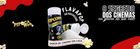 Flavapop Sal Micronizado Sabor Manteiga 100g