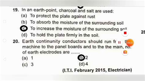 EARTHING ALL MCQS TSSPDCL JLM SPECIAL YouTube