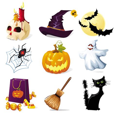 Halloween Elements Png Free Download Png Mart