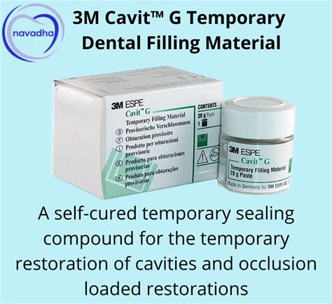 Paste 3M Cavit G Temporary Dental Filling Material For Clinical At