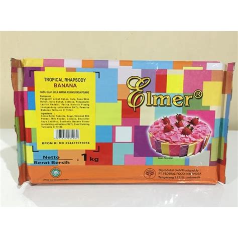 Jual Coklat Compound Banana Pisang Elmer 1Kg Shopee Indonesia