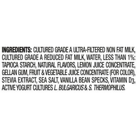 Two Good™ Vanilla Lowfat Greek Yogurt 5 3 Oz Food 4 Less