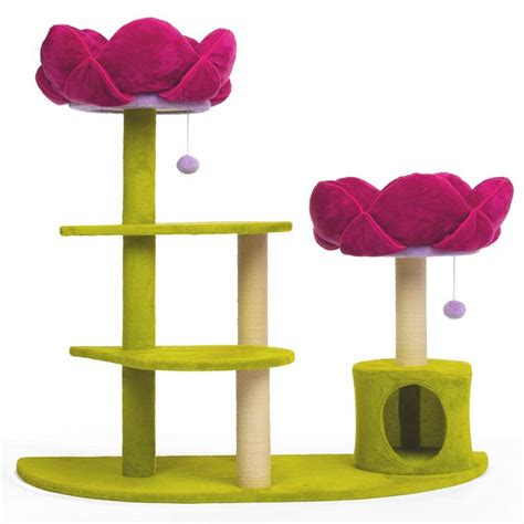 45 Bermudez Cat Tree Cat Flowers Plush Flower Diy Cat Tree