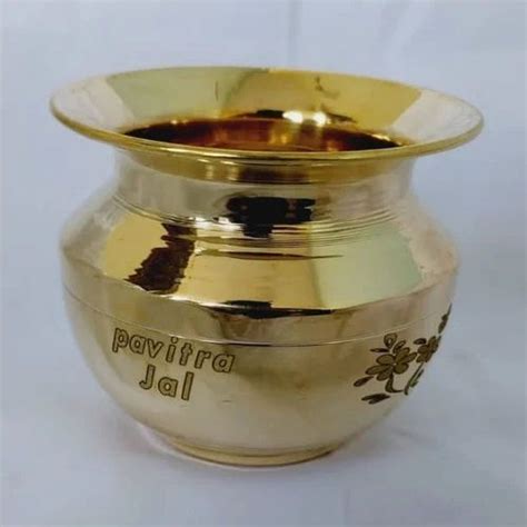 2 L Brass Pavitra Jal Lota For Home At Rs 80 Piece In Moradabad ID