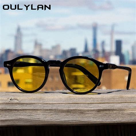 Oulylan Gafas De Sol Redondas Vintage Para Hombre Y Mujer Lentes De