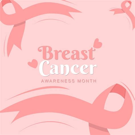 Premium Vector Breast Cancer Awareness Month Is Celebrated In October