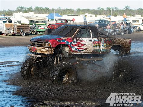 Hd Wallpaper 4x4 Chevrolet Monster Truck Mud Bogging Offroad Pickup Wallpaper Flare