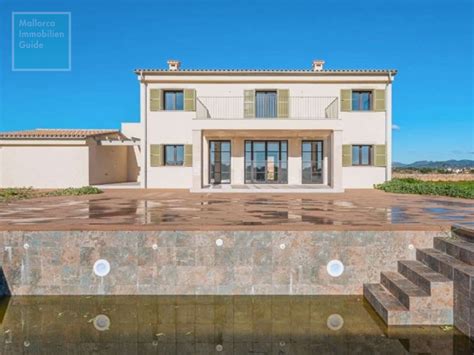 Finca Portocristo Landhaus Zu Verkaufen Neubau Meern He Pool Und