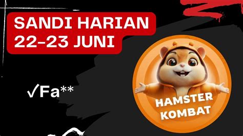 Kode Morse Sandi Harian Hamster Kombat Juni Daily Chiper