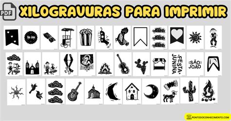 Xilogravura Facil De Desenhar - 9