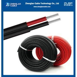 XLPO Insulation PV Solar Cable RED Black 6mm2 Wire 10 AWG 10 AWG