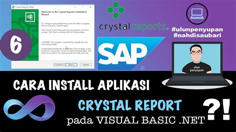 Instal Aplikasi Crystal Report Untuk Pembuatan Laporan Pada Visual