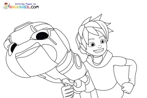 Mechamato Coloring Page Coloring Nation