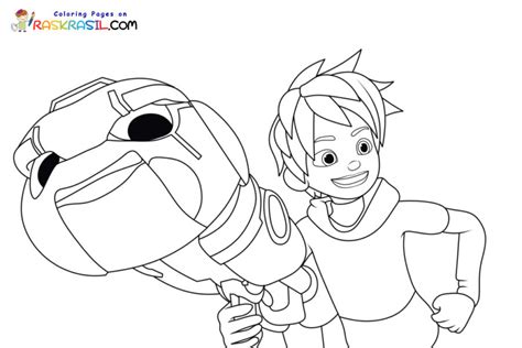 Mechamato Coloring Page Coloring Home