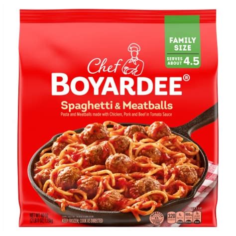 Chef Boyardee Spaghetti And Meatballs Skillet Meal 40 OZ Fred Meyer