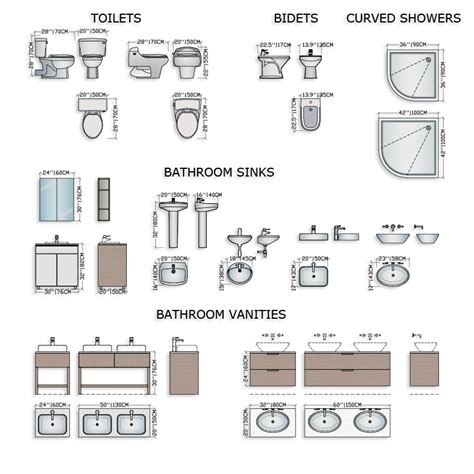 Autocad Blocks Bathroom Toilets And Sinks Download