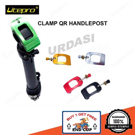 Jual Pengunci Kunci Qr Clamp Handlepost Stang Sepeda Lipat Klem Quick