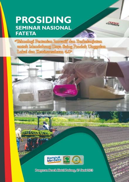 Prosiding Seminar Nasional Fateta Teknologi Pertanian Inovatif Dan