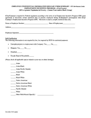 Fillable Online Dca Ga Employee Confidential Information Release Form