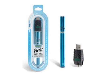 Ooze Twist Slim Pen Battery Sapphire Blue Wholesomeco