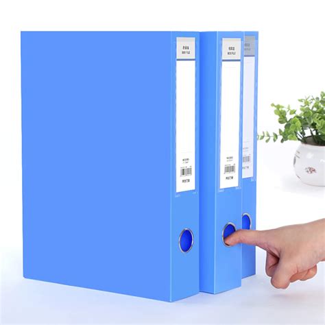 1 шт. A4 PP папка для файлов с зажимом, портативная коробка для файлов ...