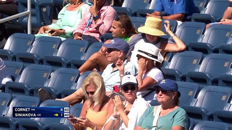 Cornet Siniakova Les Temps Forts Du Match Us Open Vid O Dailymotion