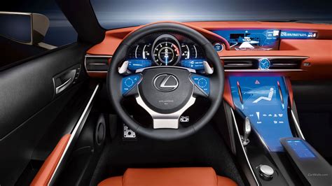 Black Lexus Multifunction Steering Wheel Lexus Lf Cc Concept Cars Hd