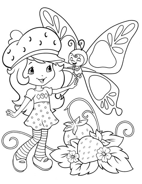 Strawberry Shortcake Coloring and Activity Pages - Coloring Pages