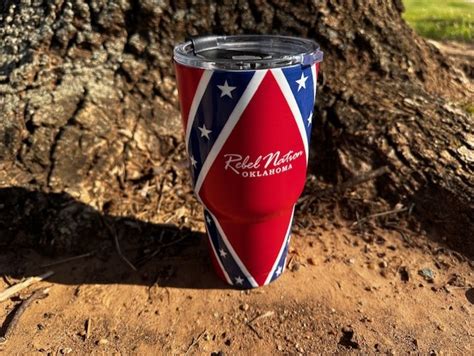 Rebel Nation Confederate Flag Tumbler Rebel Nation