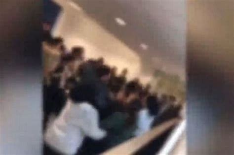 Footage Shows Fight Outside School Where Teachers Went On Strike Over