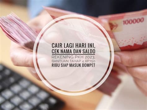 Cair Lagi Hari Ini Cek Nama Dan Saldo Rekening PKH 2023 Bantuan Tahap