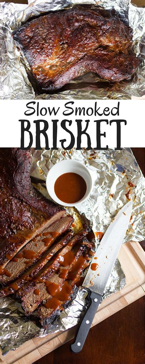 Slow Smoked Brisket Recipe Slow Smoked Brisket Brisket Recipes Smoked Brisket