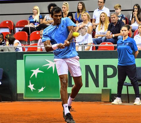 Davis Cup Sriram Balaji Match Photos Indian Tennis Daily