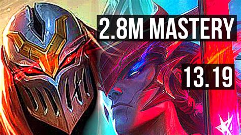 Zed Vs Yone Mid 2 8m Mastery 8 Solo Kills 600 Games Dominating