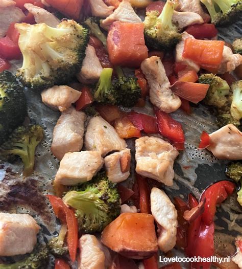 Traybake Teriyaki Kip Met Broccoli Love To Cook Healthy