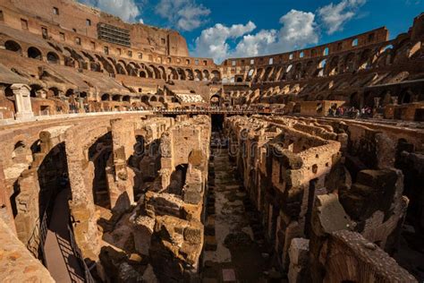 The Roman Colosseum In Rome Italy Biggest Gladiator Arena In The